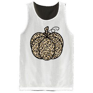 Leopard Pumpkin Festive Mesh Reversible Basketball Jersey Tank