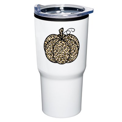 Leopard Pumpkin Festive Tumbler