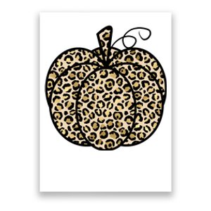 Leopard Pumpkin Festive Poster