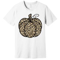 Leopard Pumpkin Festive Premium T-Shirt