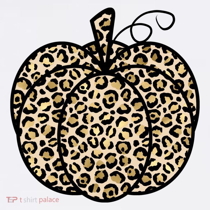 Leopard Pumpkin Festive Premium T-Shirt