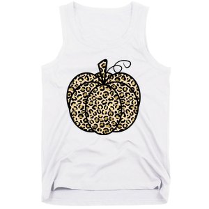 Leopard Pumpkin Festive Tank Top