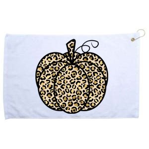 Leopard Pumpkin Festive Grommeted Golf Towel