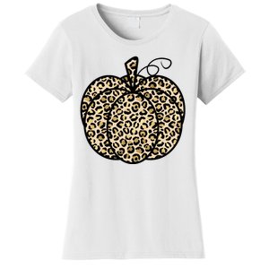 Leopard Pumpkin Festive Women's T-Shirt