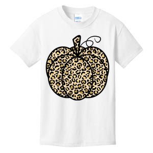 Leopard Pumpkin Festive Kids T-Shirt