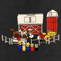 Little People Family With Farm 7 Panel Mesh Trucker Snapback Hat