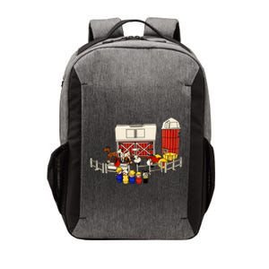 Little People Family With Farm Vector Backpack