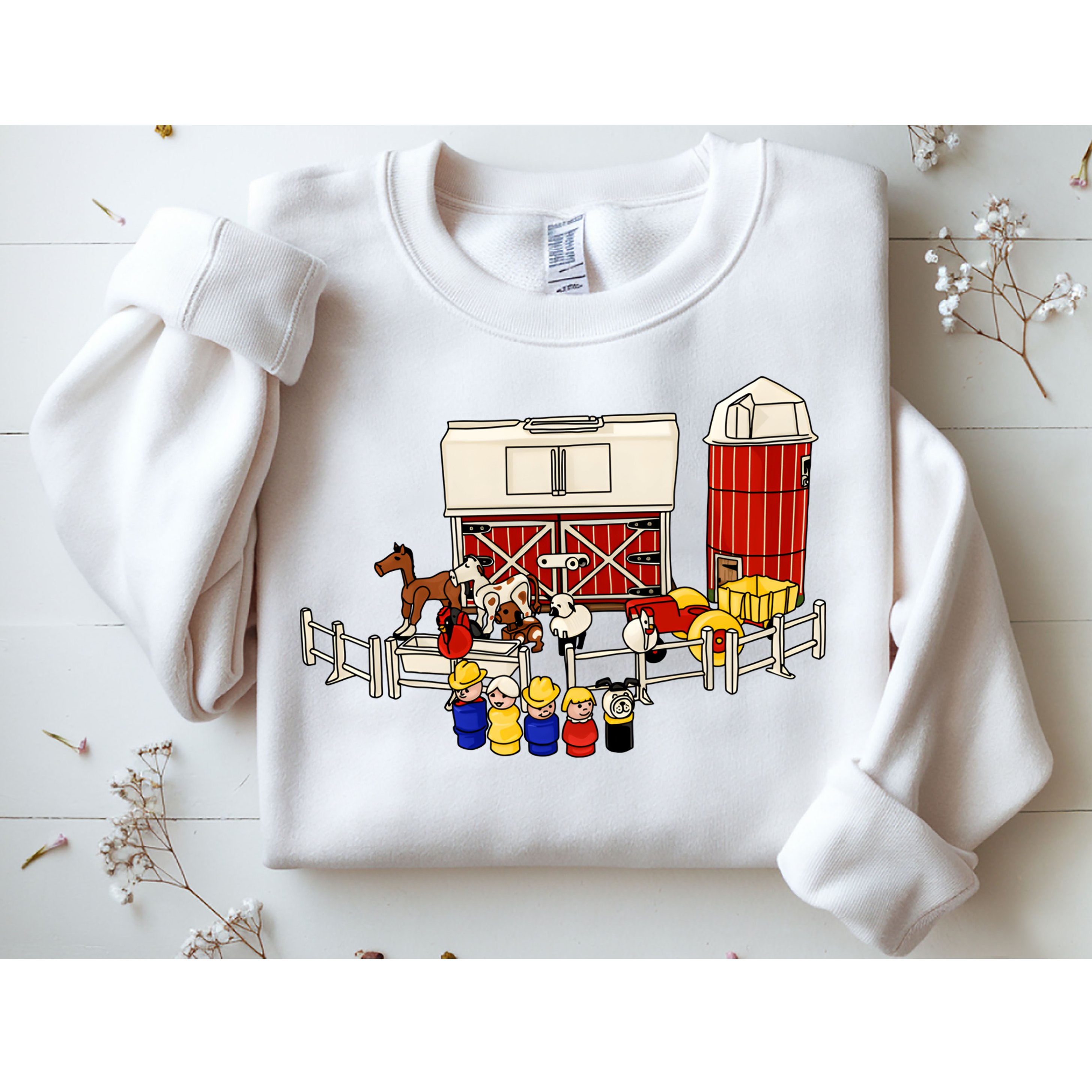 Little People Family With Farm Sweatshirt