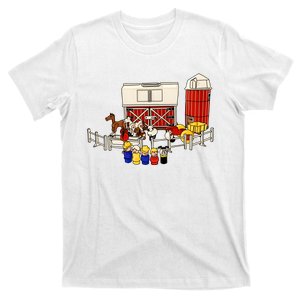 Little People Family With Farm T-Shirt