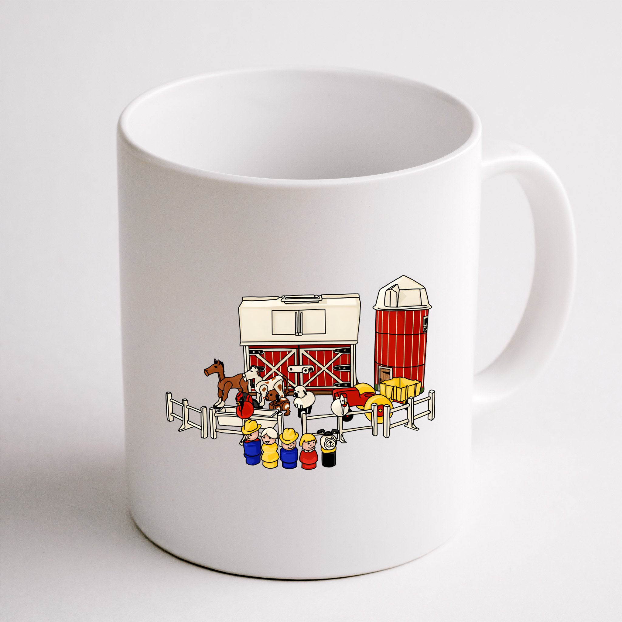 Little People Family With Farm Mug