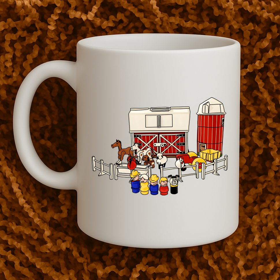 Little People Family With Farm Mug