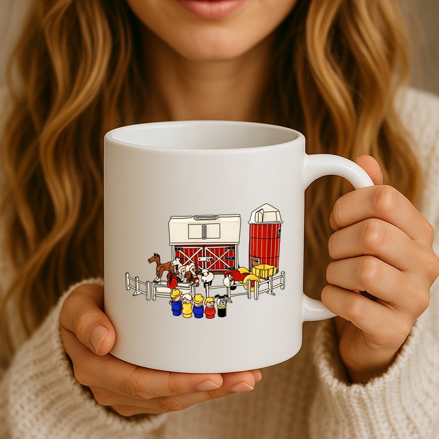 Little People Family With Farm Mug