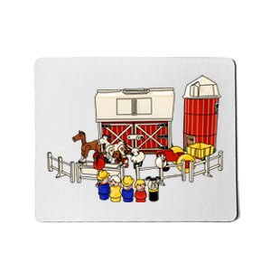 Little People Family With Farm Mousepad