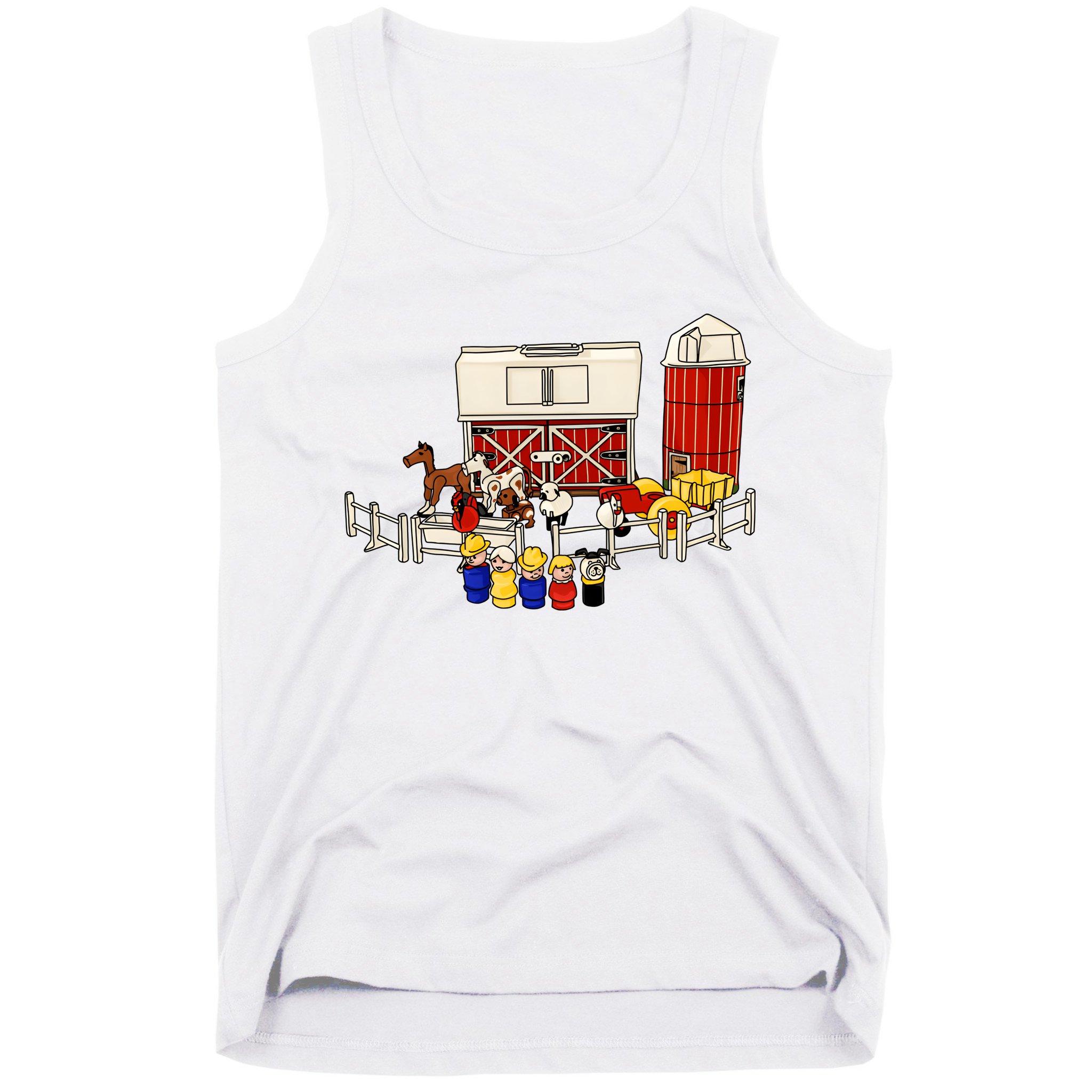Little People Family With Farm Tank Top