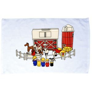 Little People Family With Farm Microfiber Hand Towel