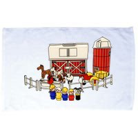 Little People Family With Farm Microfiber Hand Towel