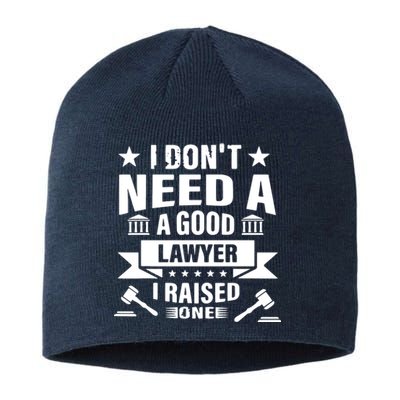 Lawyer Parents Father Mother Law School Graduation Graduate Sustainable Beanie