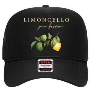 Limoncello Per Favore High Crown Mesh Back Trucker Hat