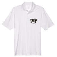 Leopard Pumpkin Face Halloween Women Girl Men's Origin Performance Pique Polo