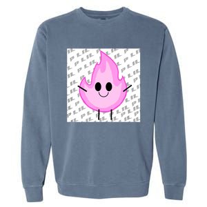 Lil P Flamito Merch Garment-Dyed Sweatshirt