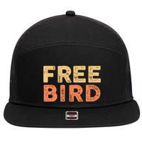 Lyriclyfe Popsocket F.R.E.E Bird By R.O.N.N.I.E Van Zant & A Collins 7 Panel Mesh Trucker Snapback Hat