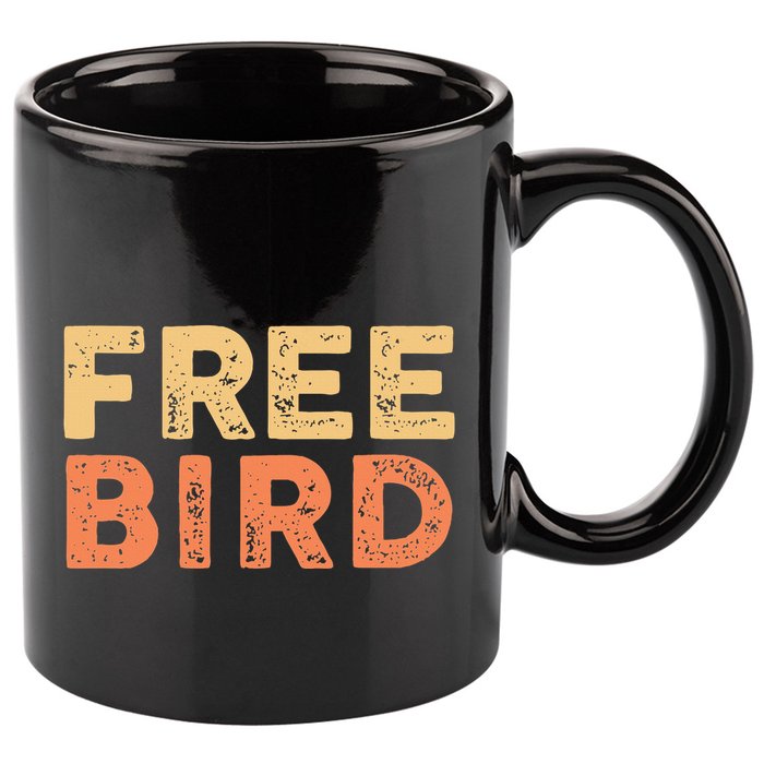 Lyriclyfe Popsocket F.R.E.E Bird By R.O.N.N.I.E Van Zant & A Collins 11oz C Handle Ceramic Mug