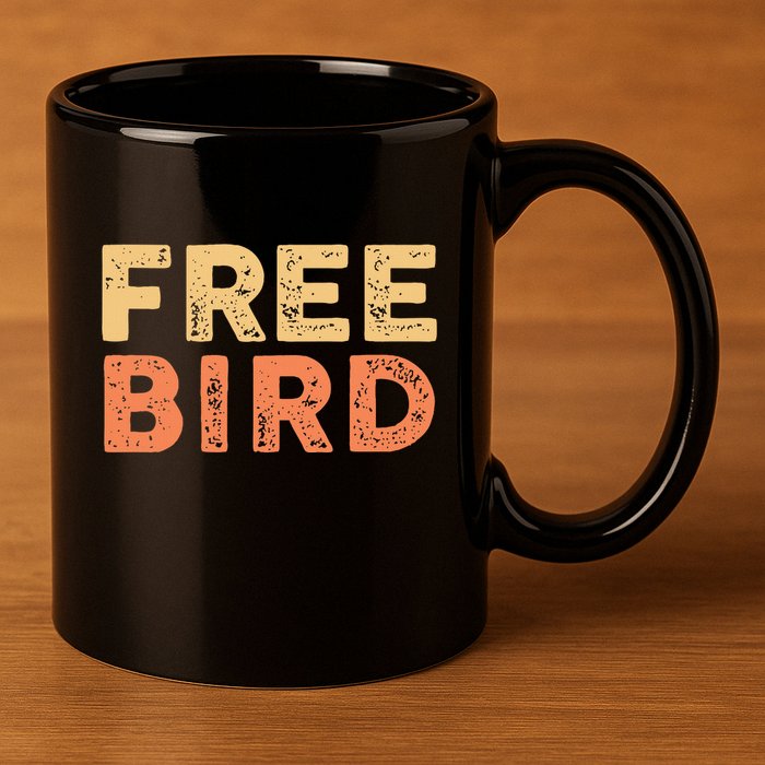 Lyriclyfe Popsocket F.R.E.E Bird By R.O.N.N.I.E Van Zant & A Collins 11oz C Handle Ceramic Mug