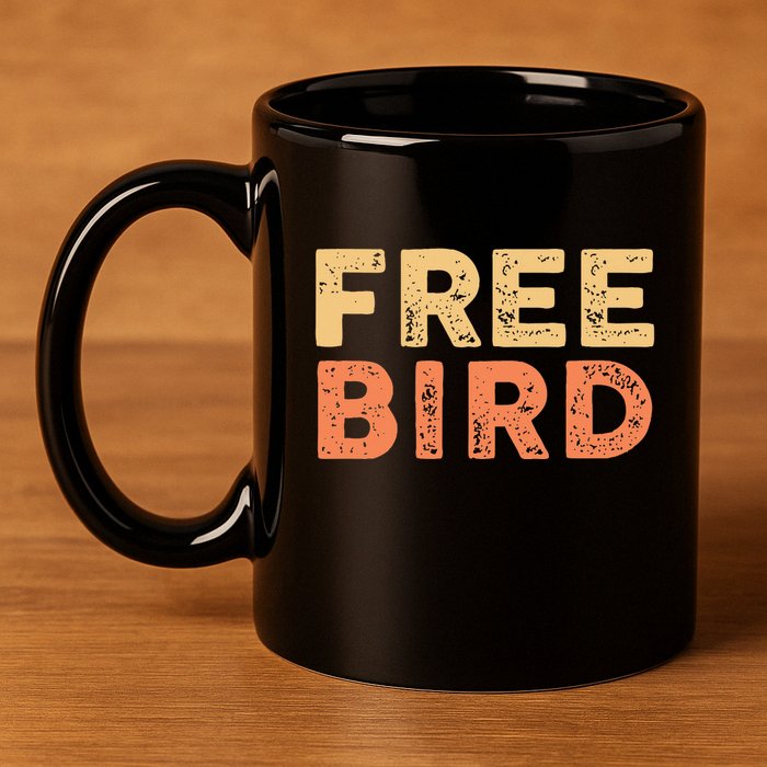 Lyriclyfe Popsocket F.R.E.E Bird By R.O.N.N.I.E Van Zant & A Collins 11oz C Handle Ceramic Mug