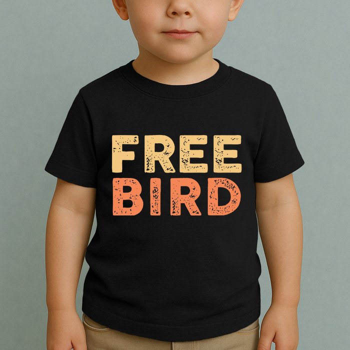 Lyriclyfe Popsocket F.R.E.E Bird By R.O.N.N.I.E Van Zant & A Collins Toddler T-Shirt