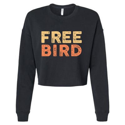 Lyriclyfe Popsocket F.R.E.E Bird By R.O.N.N.I.E Van Zant & A Collins Cropped Pullover Crew