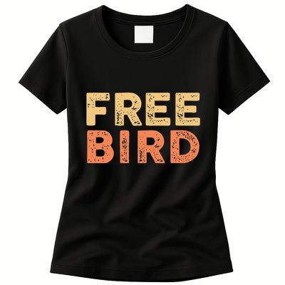 Lyriclyfe Popsocket F.R.E.E Bird By R.O.N.N.I.E Van Zant & A Collins Womens T-Shirt