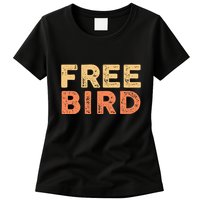 Lyriclyfe Popsocket F.R.E.E Bird By R.O.N.N.I.E Van Zant & A Collins Womens T-Shirt
