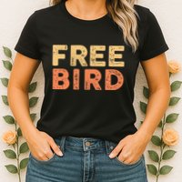Lyriclyfe Popsocket F.R.E.E Bird By R.O.N.N.I.E Van Zant & A Collins Womens T-Shirt