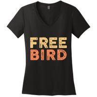 Lyriclyfe Popsocket F.R.E.E Bird By R.O.N.N.I.E Van Zant & A Collins Women's V-Neck T-Shirt