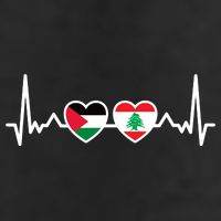 Lebanon Palestine Flag Lebanese Palestinian Unity Heartbeat Adult Drive Performance Visor