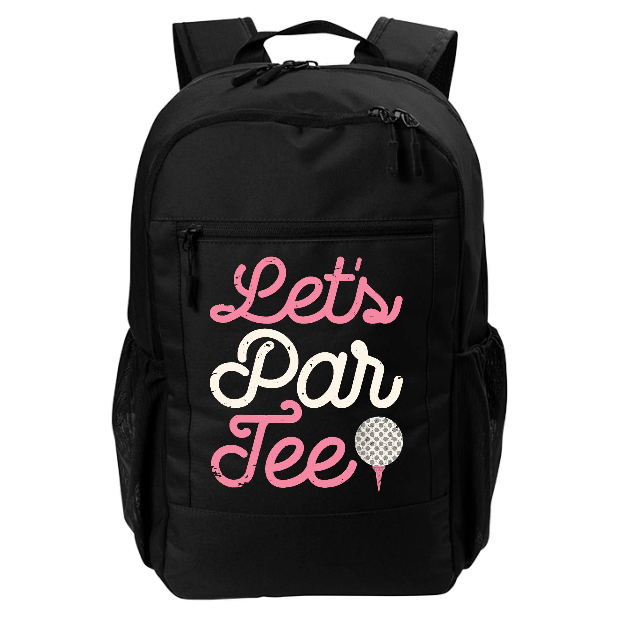 Lets Par Funny Golf Golfer Girl Women Party Team Gift Backpack