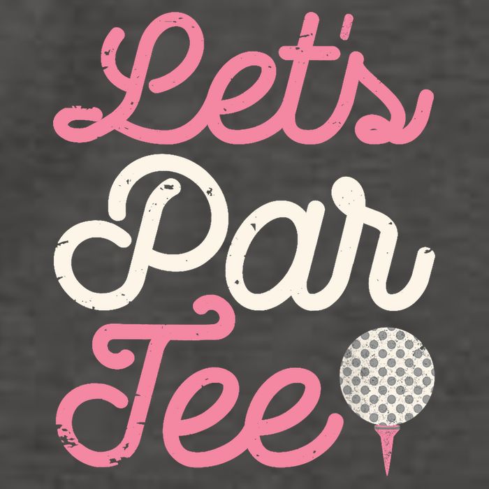 Lets Par Funny Golf Golfer Girl Women Party Team Gift Vector Backpack