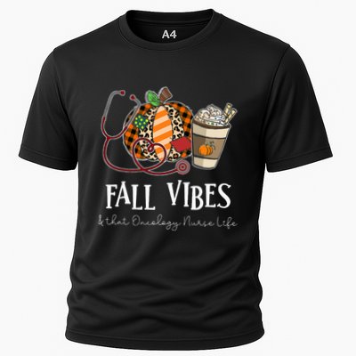 Leopard Pumpkin Fall Vibes And That Oncology Nurse Life Performance Shirt