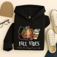Leopard Pumpkin Fall Vibes And That Oncology Nurse Life Hoodie