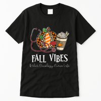Leopard Pumpkin Fall Vibes And That Oncology Nurse Life Tall T-Shirt