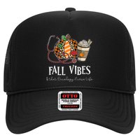 Leopard Pumpkin Fall Vibes And That Oncology Nurse Life Trucker Hat
