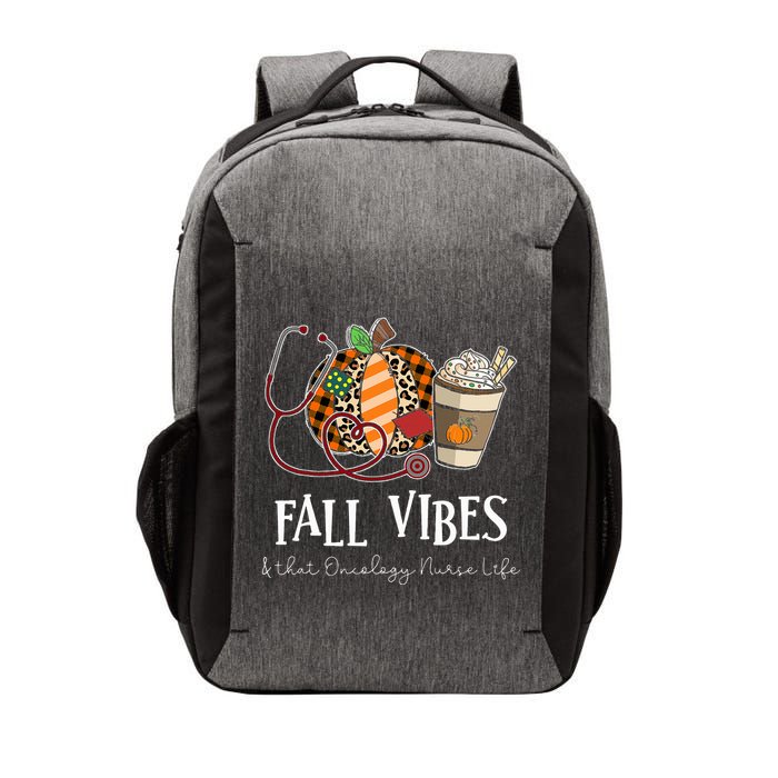 Leopard Pumpkin Fall Vibes And That Oncology Nurse Life Vector Backpack