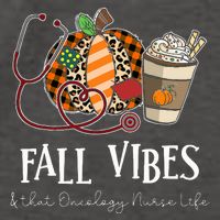 Leopard Pumpkin Fall Vibes And That Oncology Nurse Life Vector Backpack