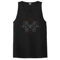 Lesbian Pride Flag Colors Occult Butterfly PosiCharge Competitor Tank