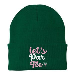 LetS Par Funny Golf Pun Golfing Quote Party Golf Ball Knit Cap Winter Beanie