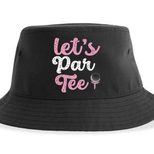 LetS Par Funny Golf Pun Golfing Quote Party Golf Ball Sustainable Bucket Hat