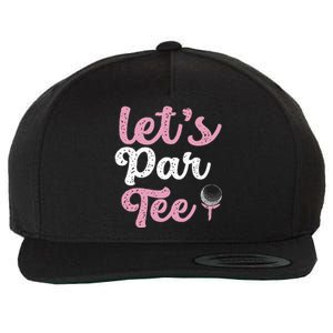 LetS Par Funny Golf Pun Golfing Quote Party Golf Ball Wool Snapback Cap