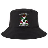 Leopard Plaid Gnome Christmas Tree Cool Comfort Performance Bucket Hat