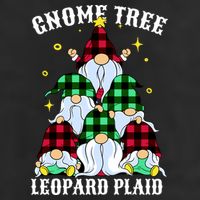Leopard Plaid Gnome Christmas Tree Cool Comfort Performance Bucket Hat