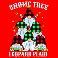 Leopard Plaid Gnome Christmas Tree Mesh Reversible Basketball Jersey Tank